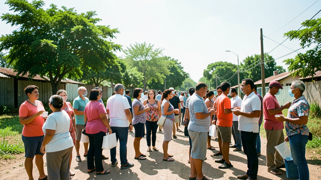 Feria de salud en Simón Bolívar atendió a más de 100 vecinos con vacunas y ayudas técnicas
