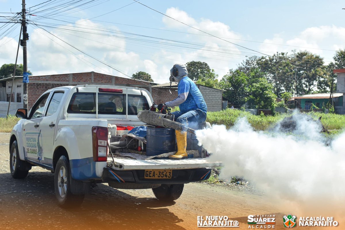 Brigadas de Naranjito fumigan en Ciudadela Xavier Marcos para controlar vectores