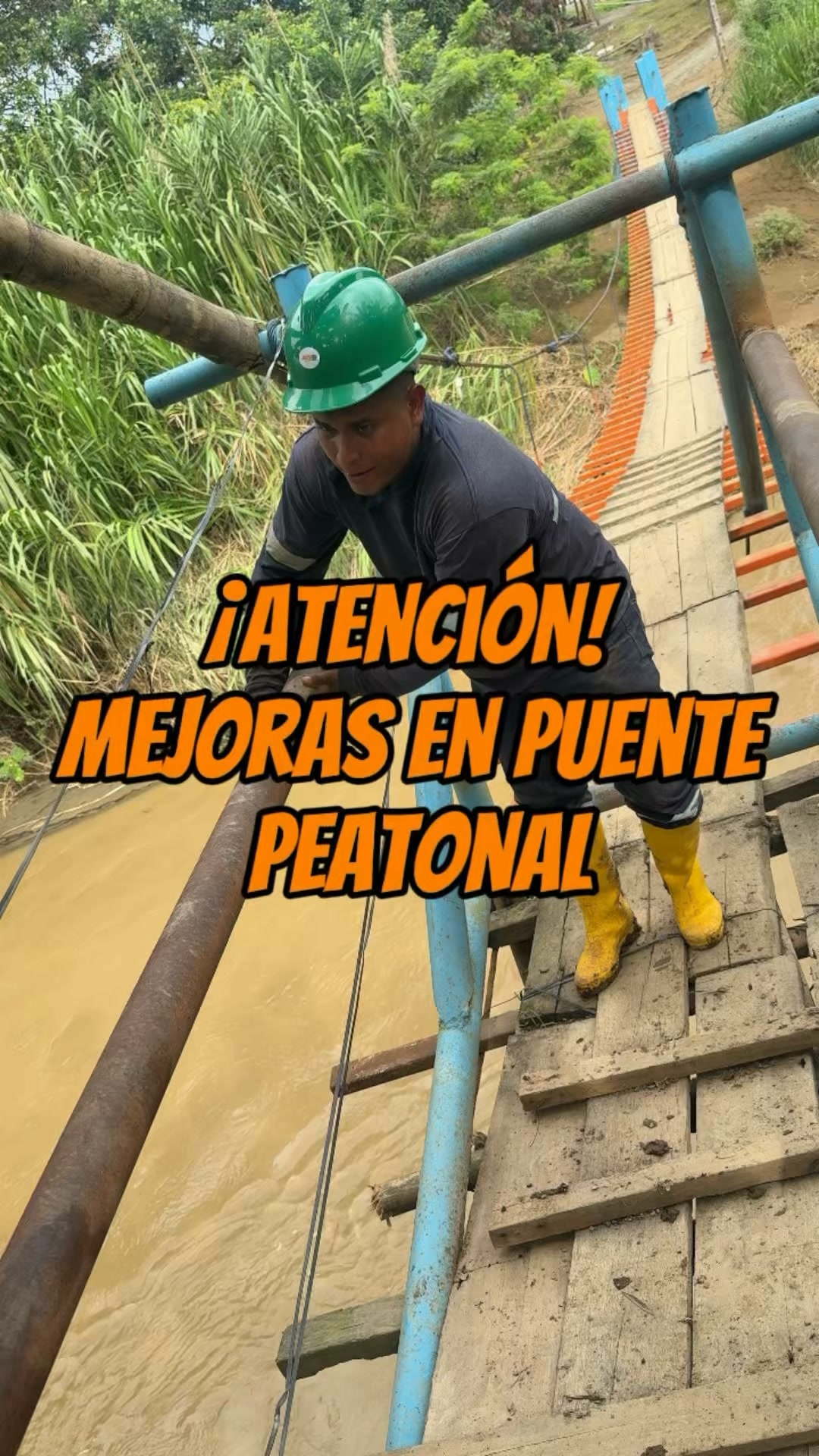 Cierre parcial del puente La Dolorosa por daños del Fenómeno de El Niño