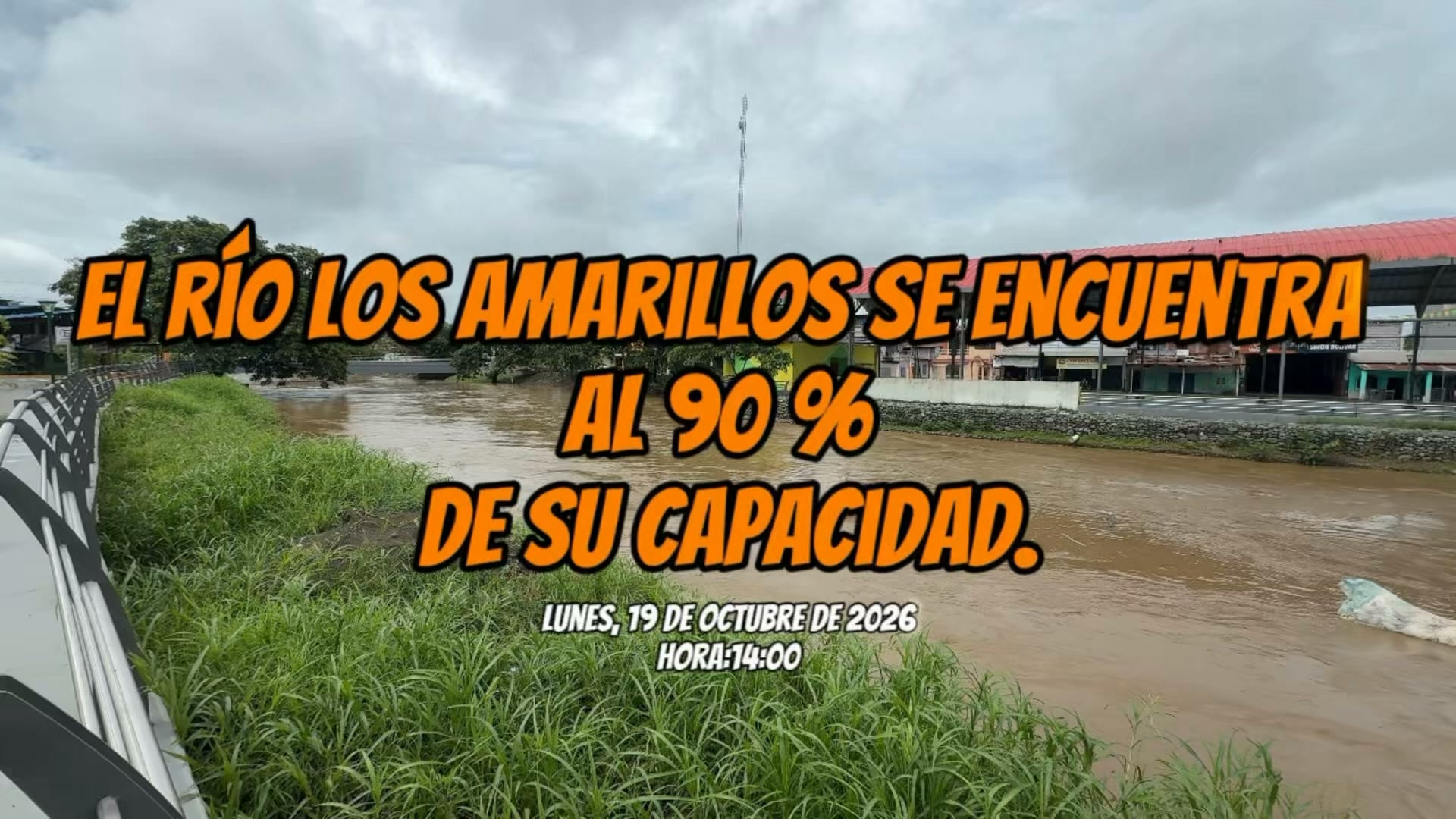 Monitoreo del Río Los Amarillos: reporte de seguridad hídrica en Simón Bolívar