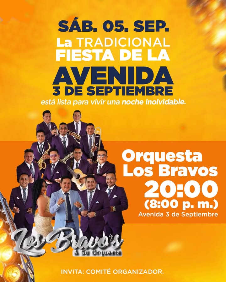 Simón Bolívar celebra su identidad con la tradicional fiesta de la Av. 3 de Septiembre