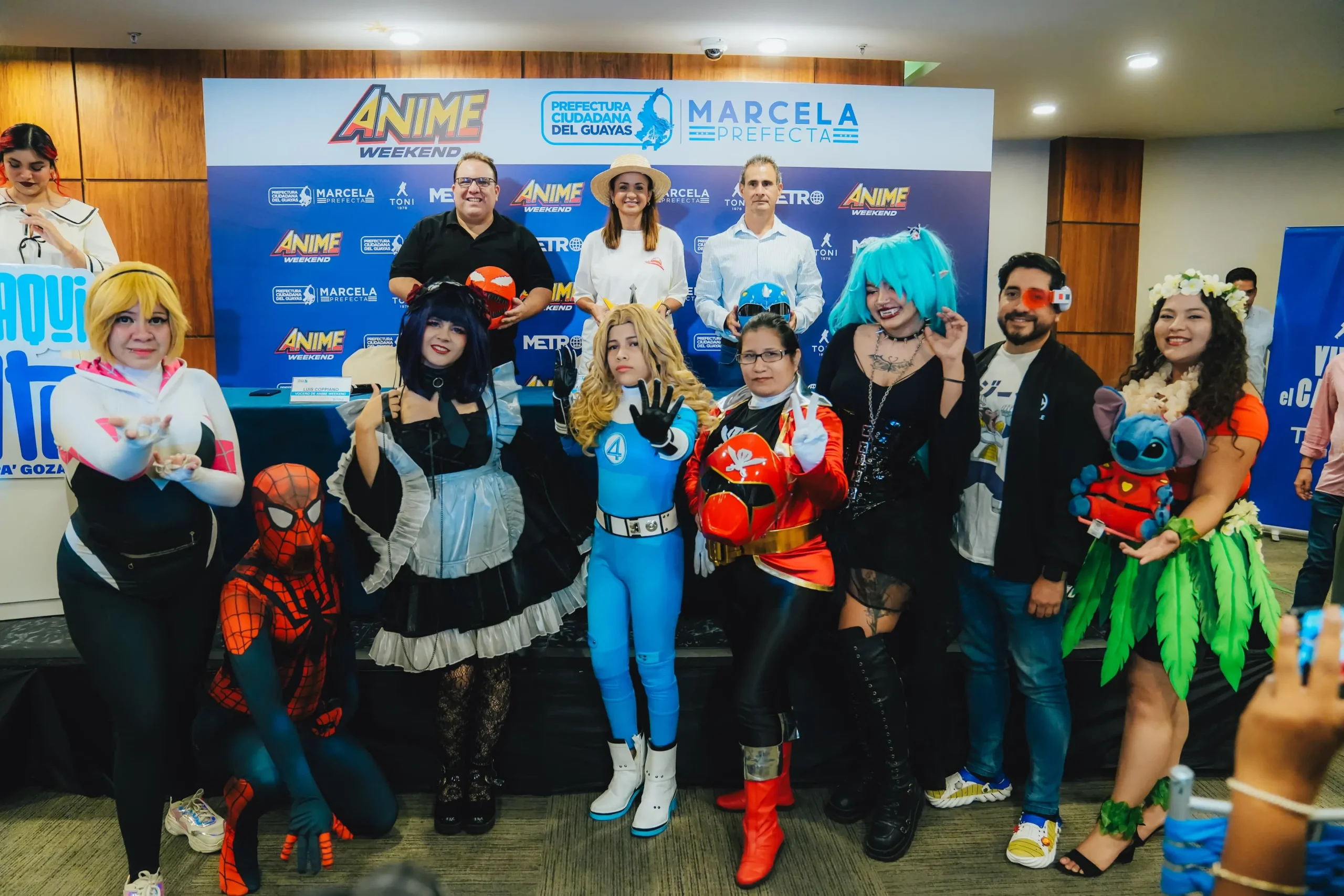 Prefectura del Guayas anuncia Anime Weekend 2025 en Plaza Modelo Sports